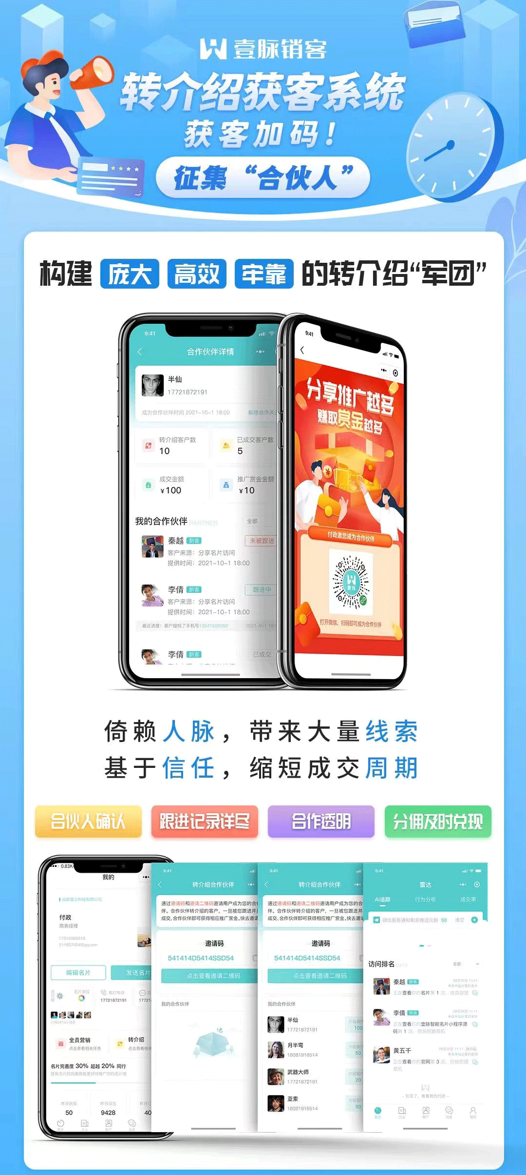 壹脉销客转介绍获客系统Java原生开发源码宣传图.png